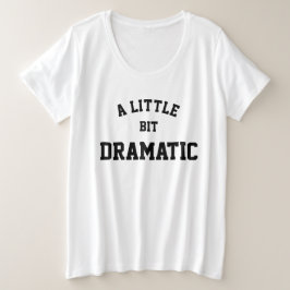 Ein bisschen *angepasst* große größe T-Shirt