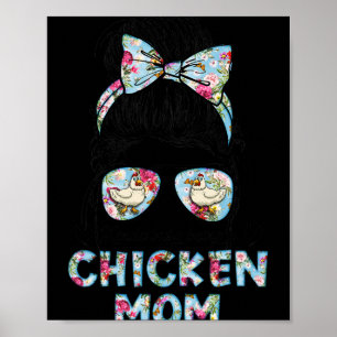 Ein bisschen beschäftigt als Hühner-Mama Neue Mama Poster