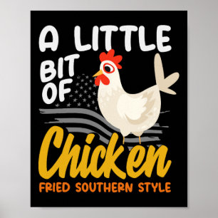 Ein bisschen Chicken Fried Southern Style Count Poster