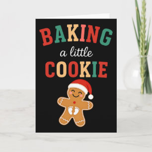 Ein bisschen Cookie-Schwangerschaft Weihnachten-Ma Karte