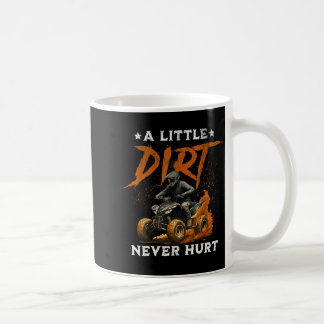 Ein bisschen Dreck hat lustige Quad-4-Rad-ATV-Fahr Kaffeetasse