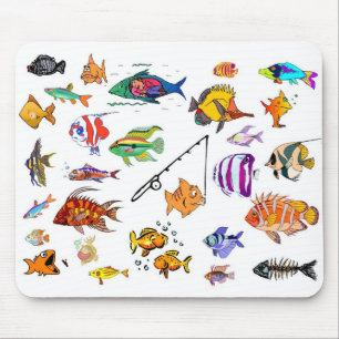 Ein bisschen fischartig mousepad