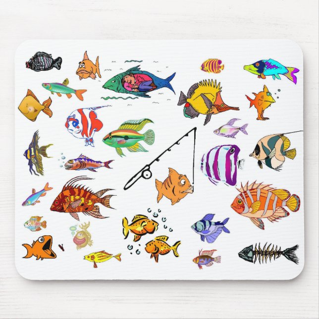 Ein bisschen fischartig mousepad (Vorne)