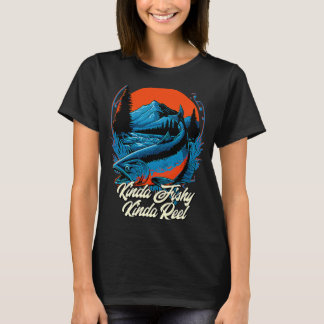 Ein bisschen fischig, ziemlich Angel-Hobby-Angelsp T-Shirt
