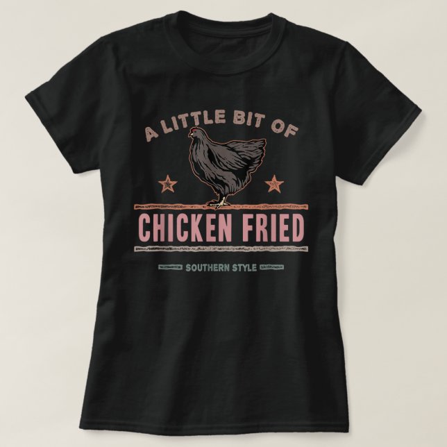 Ein bisschen gefrierfrittiertes Südliches Fast Foo T-Shirt (Design vorne)