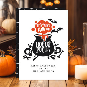 Ein bisschen Hokuspokus Süße Halloween-Klassenzimm Einladung
