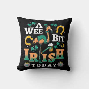 Ein bisschen irisch heute St. Patrick's Day Flam Kissen