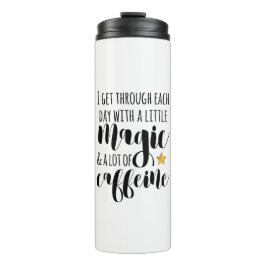 Ein bisschen Magie und viel Koffein Thermosbecher