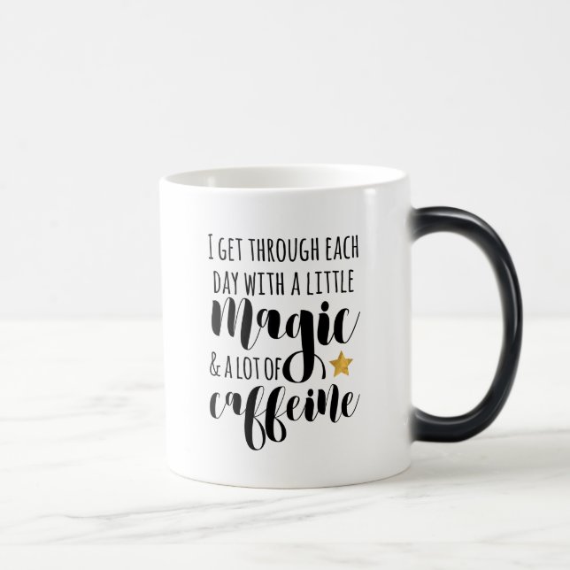 Ein bisschen Magie und viel Koffein Verwandlungstasse (Rechts)