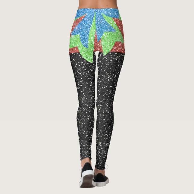 Ein bisschen mehr Pop-Mode-Leggings Leggings (Rückseite)