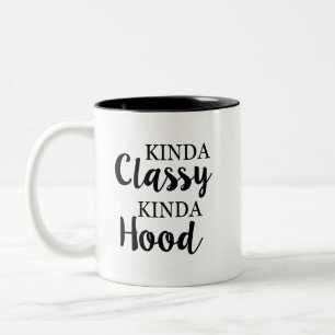 Ein bisschen noble ein bisschen Haubenkaffee-Tasse Zweifarbige Tasse