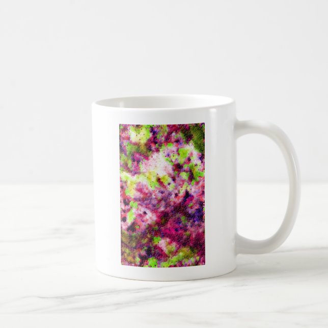 Ein bisschen pink, ein Abstrakt Kaffeetasse (Rechts)