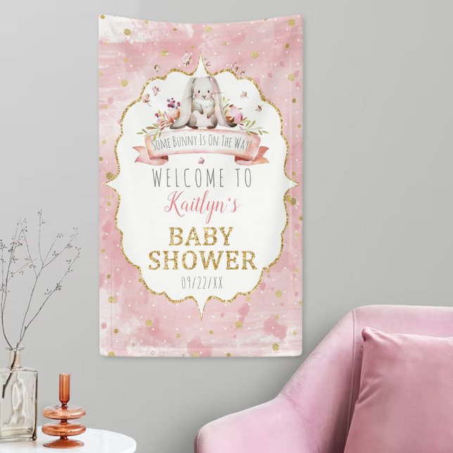 Ein bisschen Sonne ist unterwegs! Baby Dusche Empf Banner (Von Creator hochgeladen)