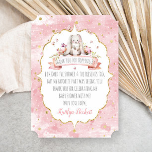 Ein bisschen Sonne ist unterwegs! OsterBaby-Dusche Dankeskarte