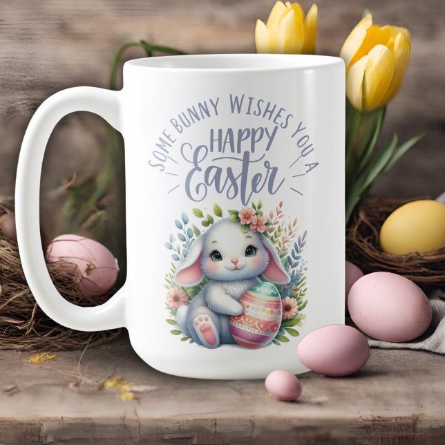 Ein bisschen Sonne wünscht Ihnen ein glückliches O Kaffeetasse (Some Bunny Wishes You A Happy Easter Adorable Coffee Mug)