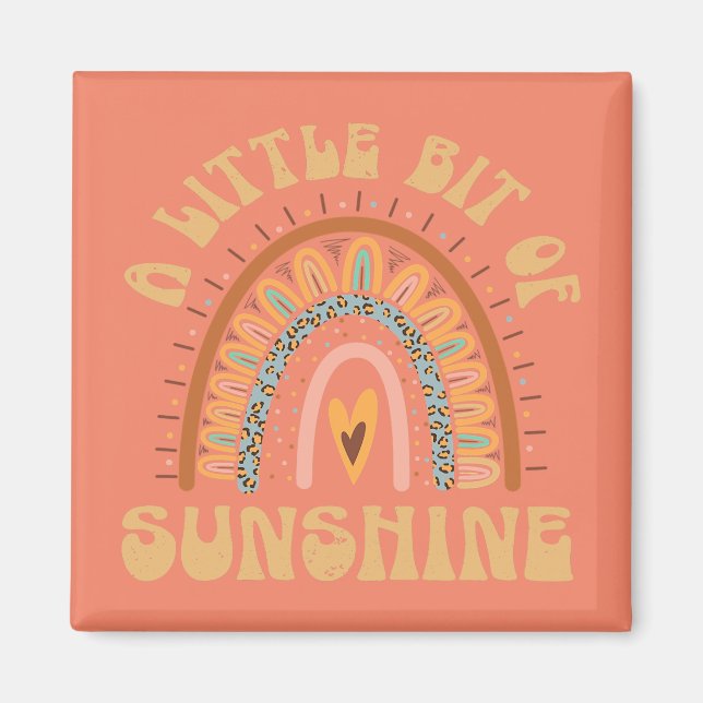Ein bisschen Sonnenschein Magnet (Vorne)