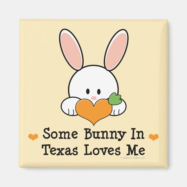 Ein bisschen sonnig in Texas Lieben Me Magnet (Vorne)