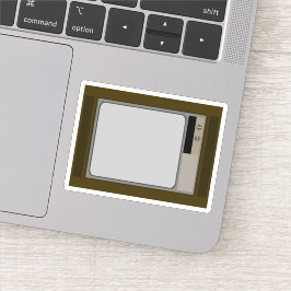 Ein bisschen vom 60er. aufkleber