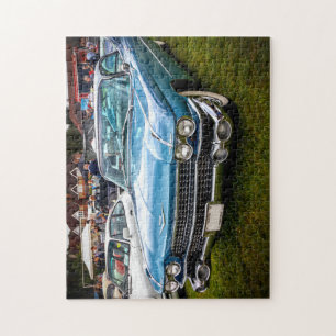 Ein blauer Cadillac Eldorado Biarritz aus dem Jahr