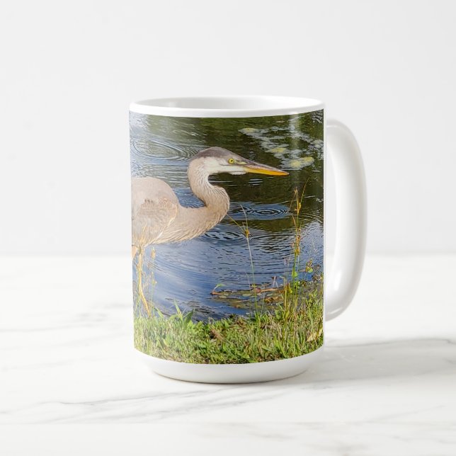 Ein blauer Held Kaffeetasse (VorderseiteRechts)