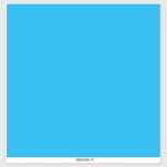 ein blauer Himmel mit einem Flugzeug Aufkleber<br><div class="desc">Das Design ist ein großes,  blaues Quadrat mit einer weichen Textur. Die Farbe ist tief in Blau gehalten und verleiht ihr ein reichhaltiges und lebendiges Aussehen. Das Design ist eine nah-up-Ansicht der blauen Oberfläche,  die eine detaillierte Prüfung ihrer Textur und Farbe ermöglicht.</div>