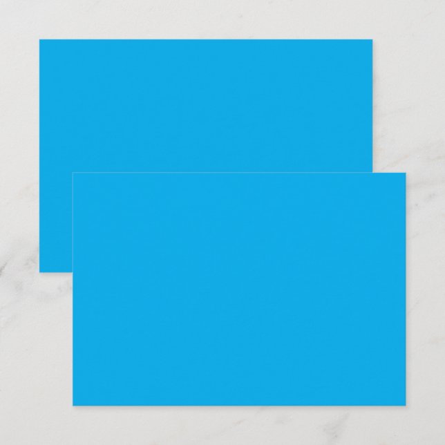 ein blauer Himmel mit einem Flugzeug Dankeskarte (Vorne/Hinten)
