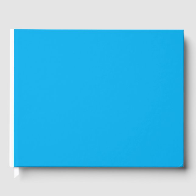 ein blauer Himmel mit einem Flugzeug Gästebuch (Vorderseite)