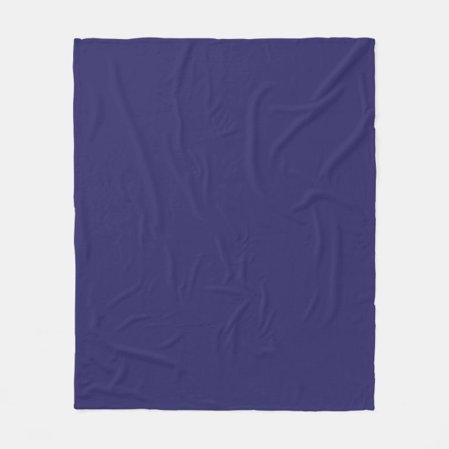 ein blauer Hintergrund mit einer Uhr darauf Fleecedecke (Vorderseite)