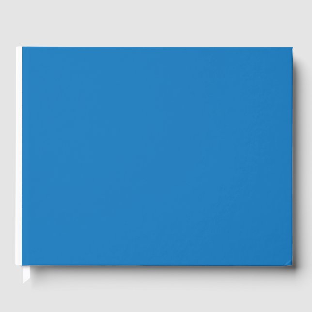 ein blauer Hintergrund mit Gästebuch (Vorderseite)