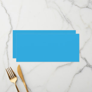 ein blauer Hintergrund mit Menükarte