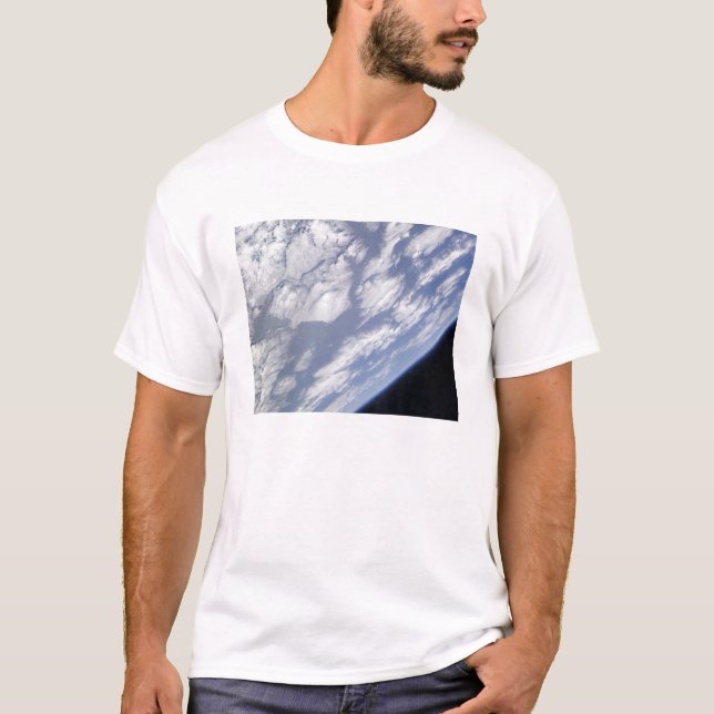 Ein blauer und weißer Teil der Erde T-Shirt (Vorderseite)