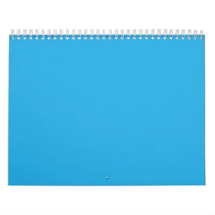 Ein blaues Quadrat, gerahmt von einer weißen Grenz Kalender