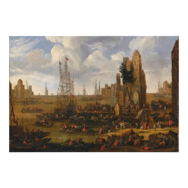 Ein Blick auf die Bucht von Capriccio Fotodruck (Vorne)