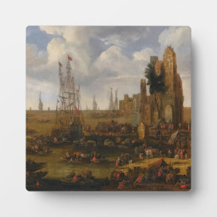 Ein Blick auf die Bucht von Capriccio Fotoplatte