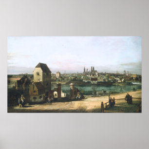 Ein Blick auf die deutsche Stadt München von B. Be Poster