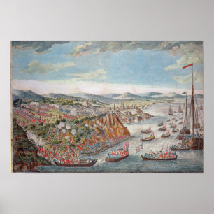 Ein Blick auf die Einnahme von Quebec Poster