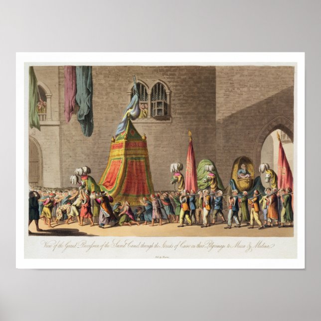 Ein Blick auf die Große Prozession des Heiligen Ka Poster (Vorne)