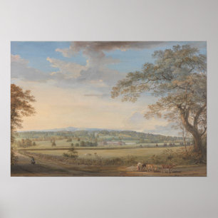 Ein Blick auf die Winter in Boxley, Kent Poster