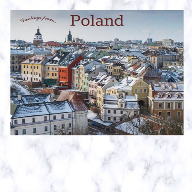 Ein Blick auf Lublin Polen Postkarte (Von Creator hochgeladen)