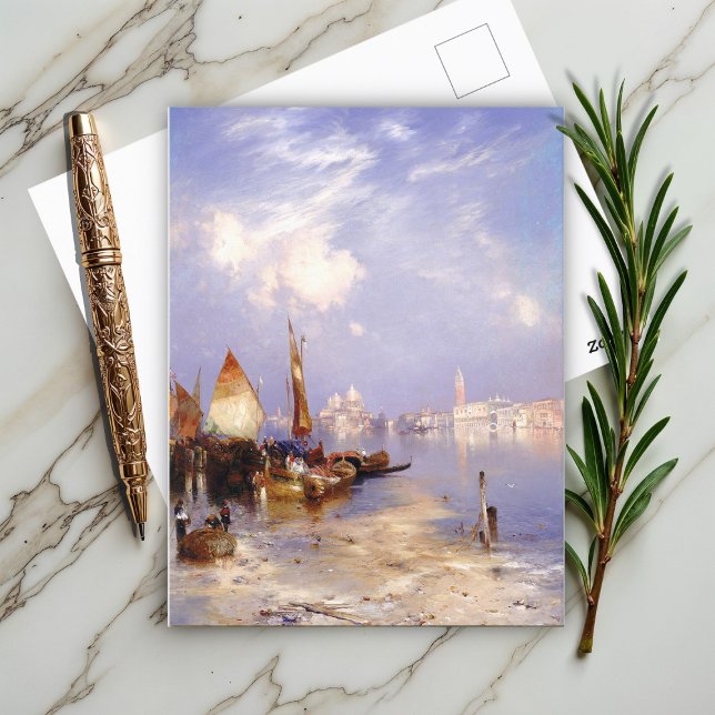 Ein Blick auf Venedig von Thomas Moran Postkarte (Von Creator hochgeladen)