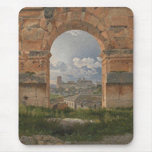 Ein Blick durch drei Bögen des Kolosseums Mousepad (Vorne)