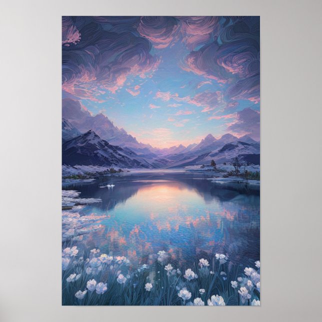 Ein Blick in die Majestät der Natur Poster (Vorne)