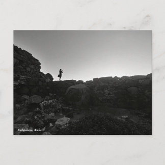 Ein Blick in die Vergangenheit / Aruba Postkarte