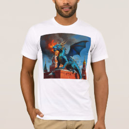 Ein Blue & Gold Dragon besucht Moskau T-Shirt