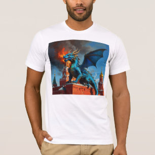 Ein Blue & Gold Dragon besucht Moskau T-Shirt