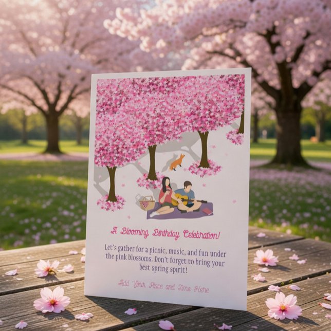 Ein blühender Geburtstag Einladung (Von Creator hochgeladen)