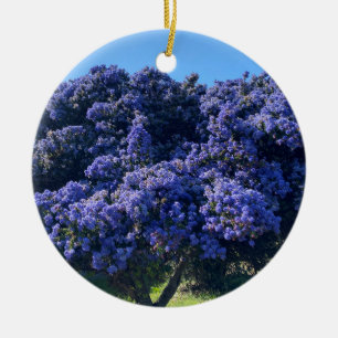 Ein blühendes Kalifornien: Wild Lilac Keramik Ornament