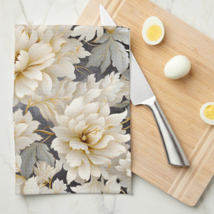 Ein Blumendesign 10 Geschirrtuch
