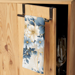 Ein Blumendesign 12 Geschirrtuch