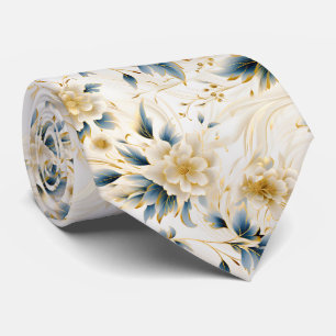 Ein Blumendesign 1 Krawatte